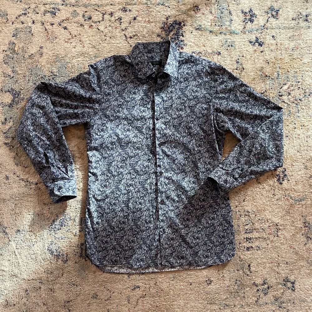 Z Zanga Elephant Ears Print Button-down